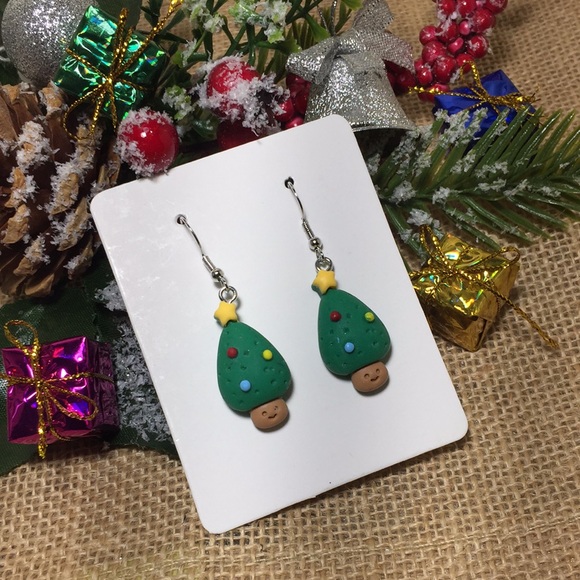 🍏50% OFF/3+...Children's Christmas Dangle Earrings - Picture 1 of 7